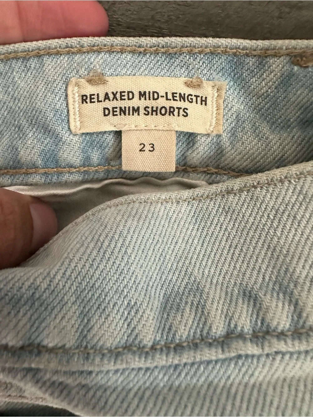 Madewell Relaxed Denim Shorts